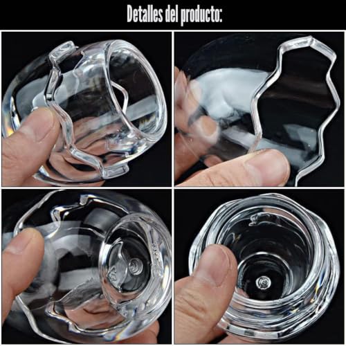 Miniatura 3 de 1 Articulo Porta Palillos De Dientes, Porta Palillos De Acrílico, Caja De Almacenamiento De Palillos, Caja De Palillos Con Forma De Huevo, Adecuado Para Restaurantes, Bares, Hogares Transparente