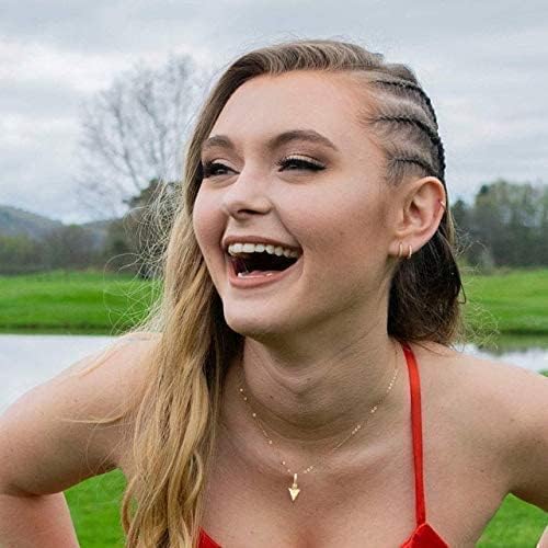 A Charmed Impression 14K Gold Arrowhead Tribe Necklace Set - Best Friend Gift - Image 3