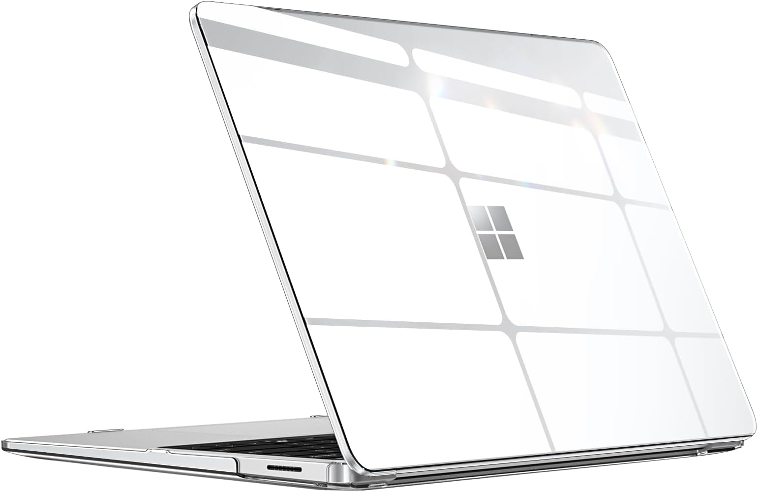 FINTIE Case Compatible with Microsoft Surface Laptop Copilot+ PC (2024) 13.8 Inch Model 2036, Snap-on Hard Shell Cover Ultra-clear Protective Case, Crystal Clear