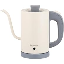 Electric Gooseneck Kettle, 0.8L Pour Over Coffee Kettle with Temperature Control, 600W Fast Heating Water Boiler, 304 Stainless Steel Inner Pot, Precision Spout for Coffee Tea Brewing