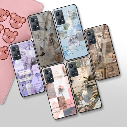 Image of COLORflow Back Cover Compatible with Realme GT Neo 2 5G | Aesthetic Color Customized | Shockproof TPU Bumper with Camera Protection Back Cover Compatible with Realme GT Neo 2 5G
