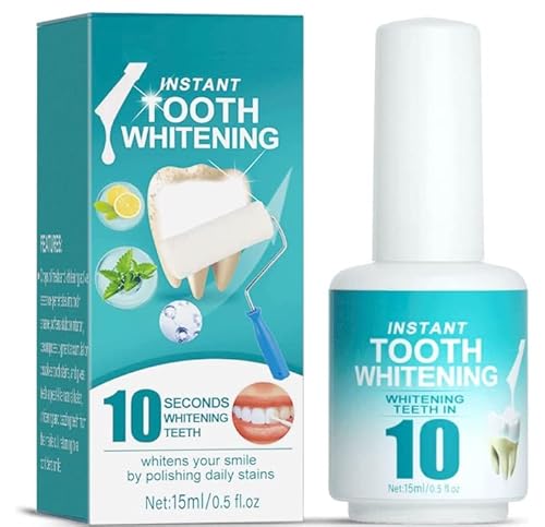 Vernice per denti, gel sbiancante per denti, smalto gel sbiancante per denti delicati, vernice sbiancante istantaneo per denti, smalto per denti a tenuta stagna, per denti sensibili (1 pz)