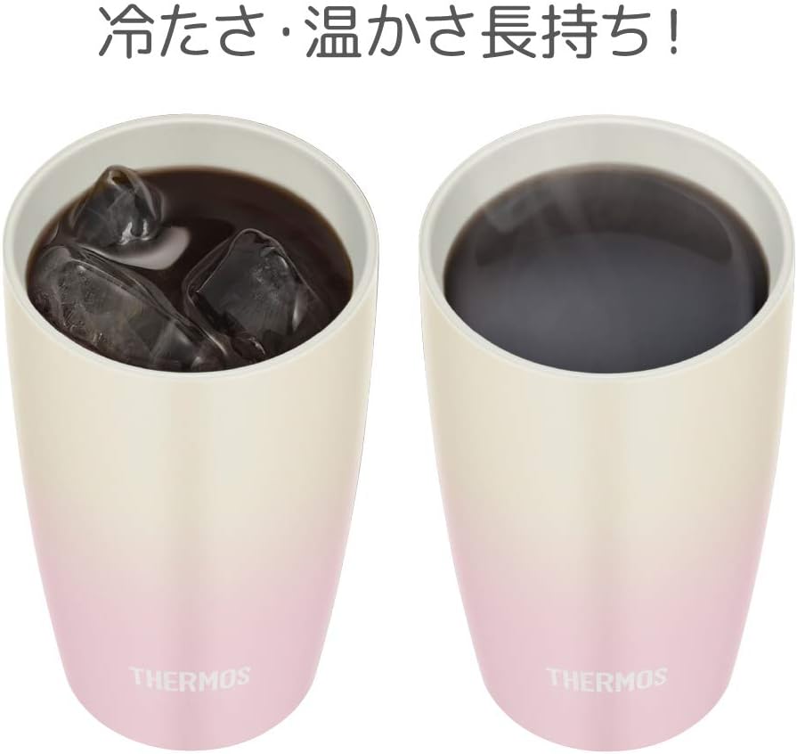 サーモス 真空断熱タンブラー 340ml ピンクグラデーション JDM-340 PK-G