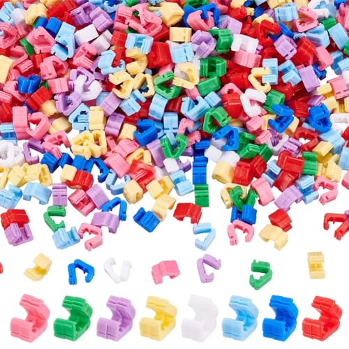 WEBEEDY 400pcs Balloon Clips Tying Tool for Sealing, Adults Beginner Balloon Knotting Sealing Clips Triangle Clamps for Halloween Christmas Wedding Birthday Party Decor Valentines Supplies, Multicolor