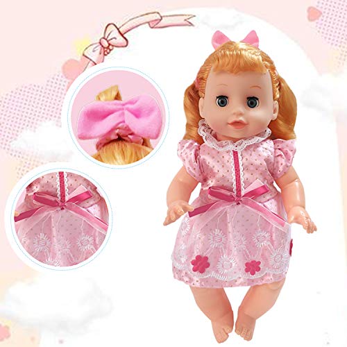 ARTST Doll Clothes,12 inch Baby Doll Clothes[6 Sets](Include 4 Hats + 1 Bowknot ) for 10 inch Dolls /11 inch Baby Dolls/ 12 inch Baby Dolls - Thumbnail 4