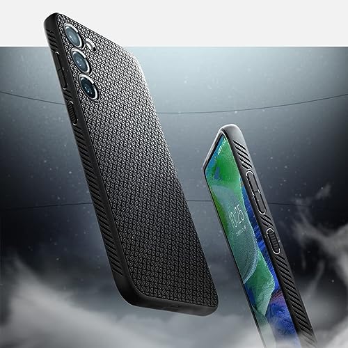Image of Spigen for Galaxy S23 Plus Case, Liquid Air [No Magnet Ring] [Military-Grade Protection] - Matte Black