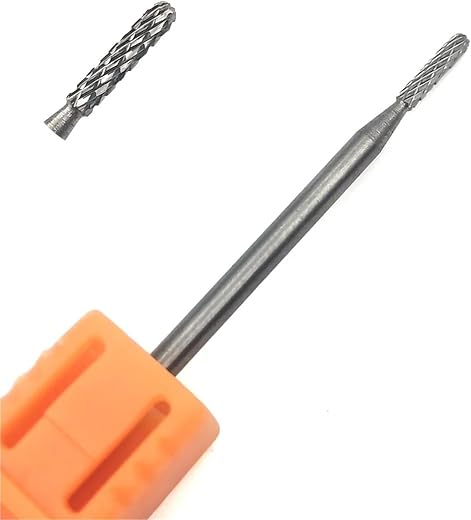 Tungsten Carbide Nail Drill Bit 3/32 Inch Rotary Burr Bits Tools-C01508S 1Pcs