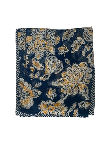 Image of Yash Gallery Women's Poly chiffon Floral Print Dupatta for Women's and Girls