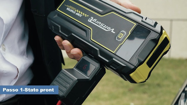 Avviatore Batteria Auto VoltSurge 6000A - Power Bank Portatile Con Display LCD E Torcia LED - Per Benzina E Diesel Fino A 10L