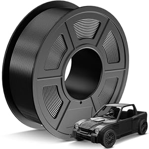 JAYO PETG Filament 1.75mm Schwarz 1.1KG, PETG Starke Zähigkeit 3D Drucker Filament, Maßgenauigkeit +/- 0.02 mm, 1.1kg Spule(2.4lbs) für die meisten FDM 3D Drucker