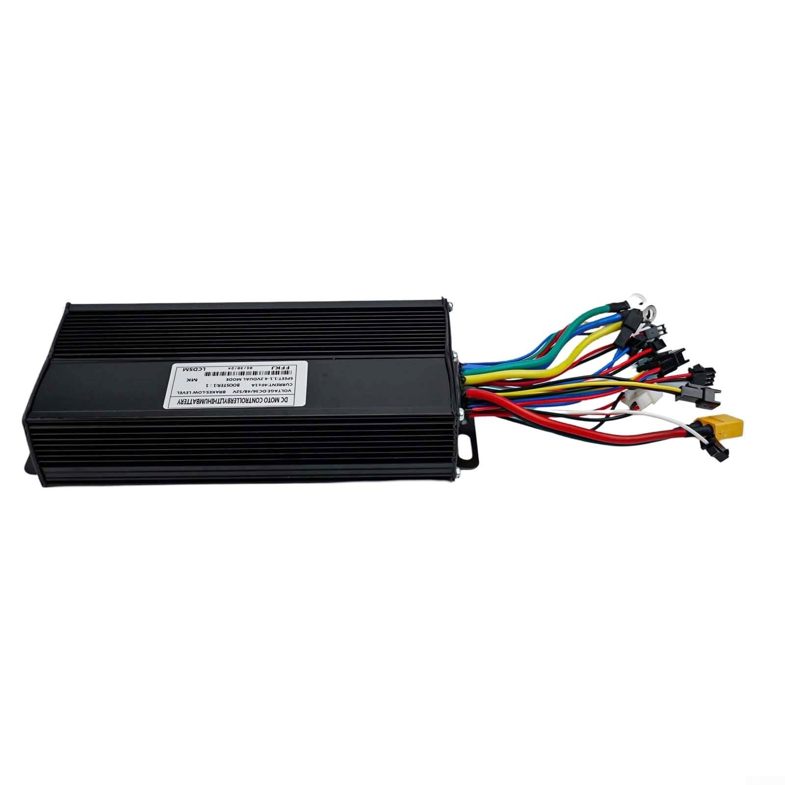 Controlador sin escobillas E-Bike 36V-52V 1500W/2000W inteligente de 3 modos de onda sinusoidal aleación de aluminio 40A control de motor de bicicleta eléctrica pieza scooter eléctrico