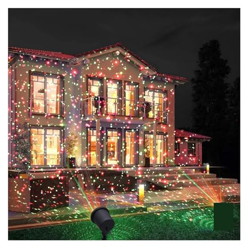 Weihnachtsdekoration für den Garten 16 ZKLGS Weihnachten Projektor, Moving Full Sky Star Projektor Landschaft...