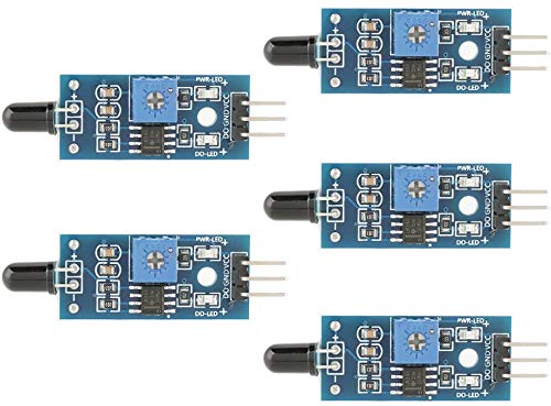 Electrobot IR Flame Sensor Module Detector for Wide Voltage LM393 Comparator Detecting Flame (5 Pcs) (B08R3WW2Y4) Amazon Price History, Amazon Price Tracker