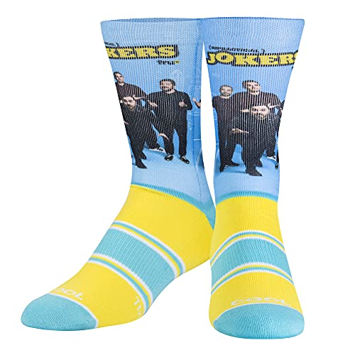 Cool Socks, Impractical Jokers, Mens Womens Crew, Funny Graphic Print, Large