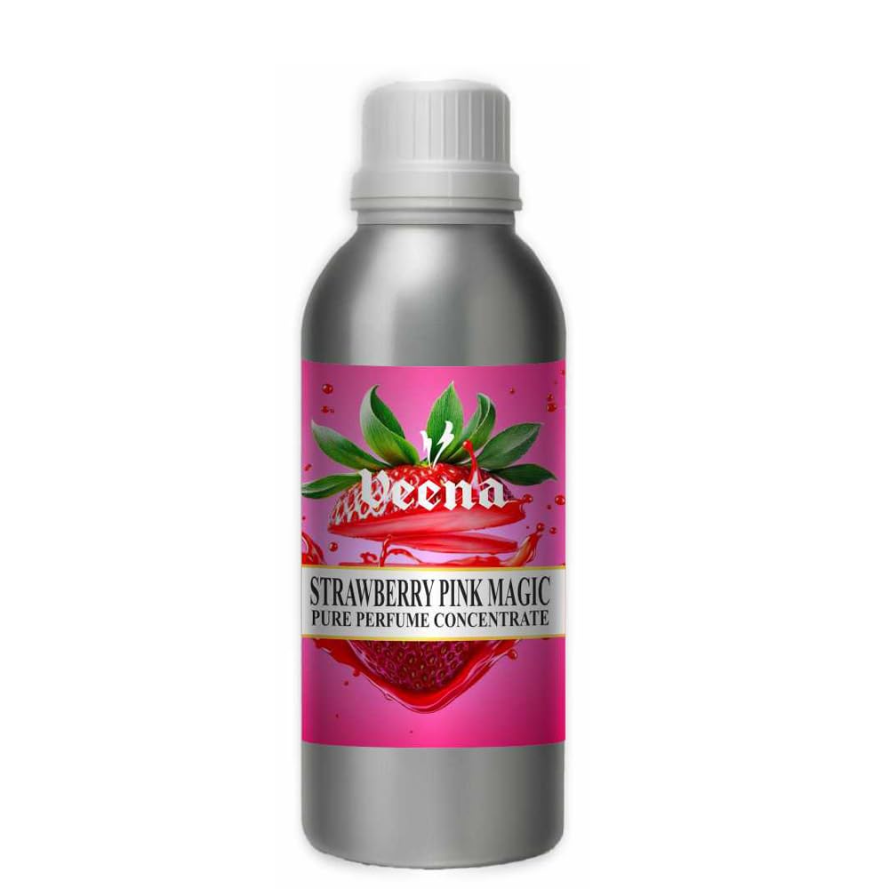 Veena Strawberry Pink Magic/Pure Perfume Concentrate/Industrial Fragrance Oil 500 ml-image-33