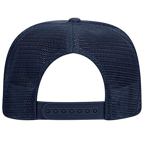 Image of OTTO Polyester Foam Front 5 Panel Pro Style Mesh Back Trucker Hat
