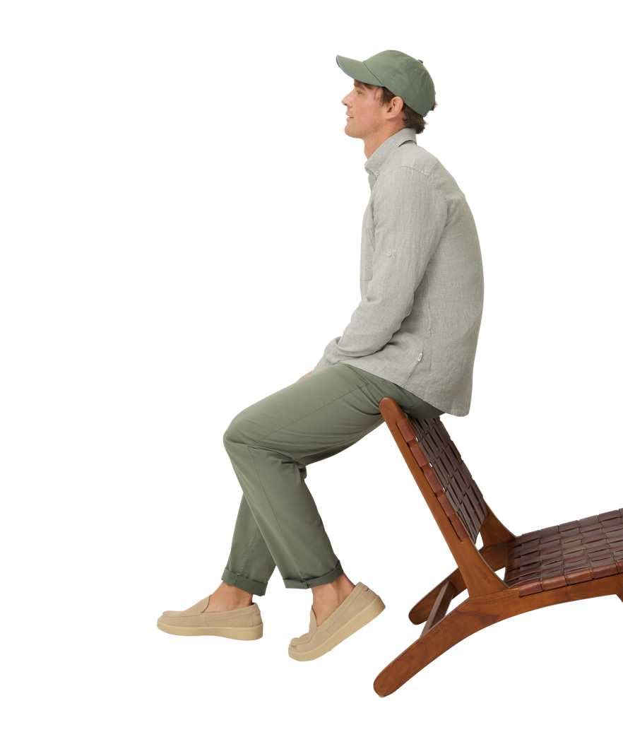 Brax - Herren Hemd aus sommerlichem Leinen, Style Dirk U (41-3508)