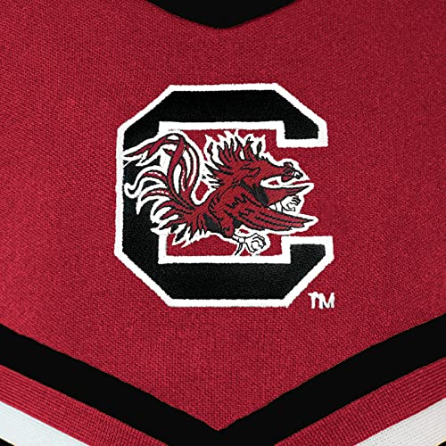 Little King NCAA South Carolina Gamecocks Vestido de torcida de duas peças, 4T, Cardeal