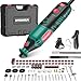 HYCHIKA 170W Rotary Tool, Variable Speed Rotary Tool Kit with Flex Shaft, 173pcs Accessories Kit & 8000-35000RPM Multi-Tool, Perfect for Cutting, Detail Sanding, Engraving, and Wood Carving