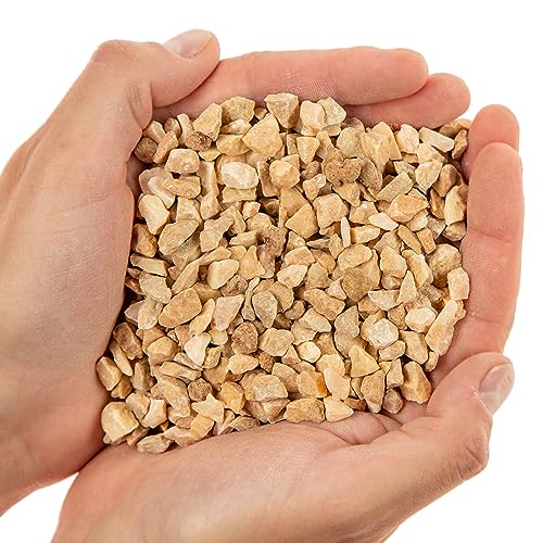 Beautiful Decorative Garden Stones | 20kg Bag | Medium Sized Stones | Washed & Dried | Suitable for use as Decorative Stones or with Resin Binder (Rosa Valencia/Pink Marble 6-10mm)