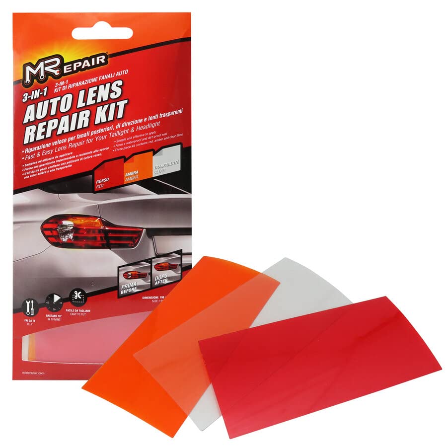 Kit riparazione fanali posteriori auto, 3pezzi, facile da usare,kit riparazione stop auto, riparazione fanale rotto