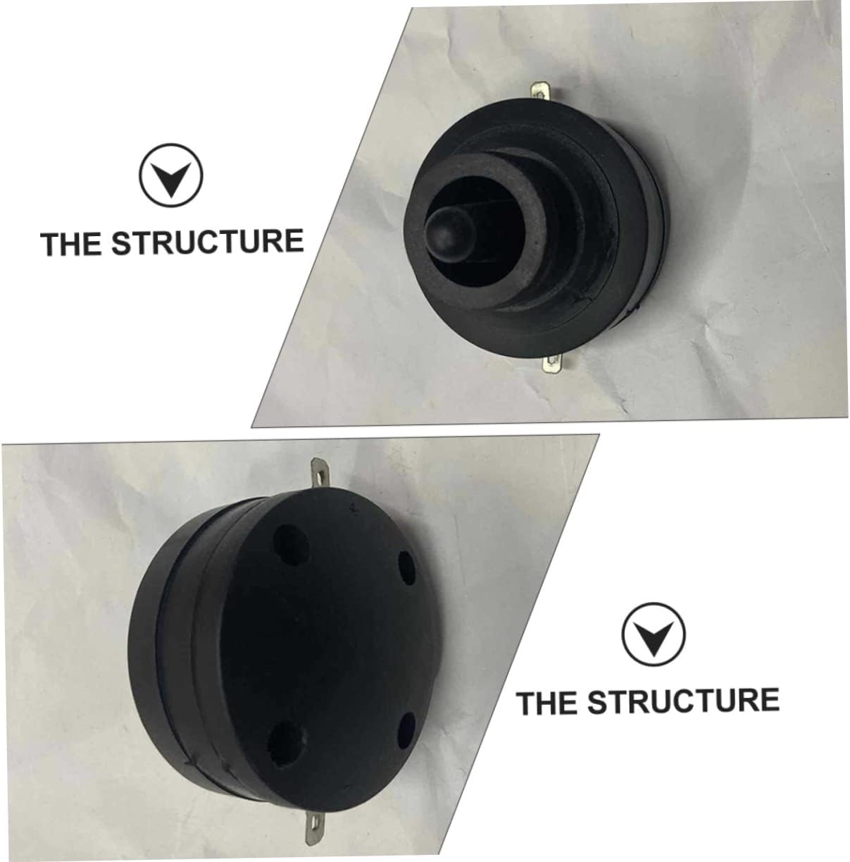 8pcs Auto Tweeter Horn Stain Resistant Car Tweeter Loudspeaker Compact Easy to Install