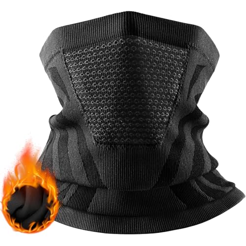 LUROON Schlauchschal Herren Damen Winddicht Multifunktionstuch Winter Loop Schal Neckwarmer Halswärmer Halstuch Motorrad für Ski Radsport Fahrrad Motorrad Laufen