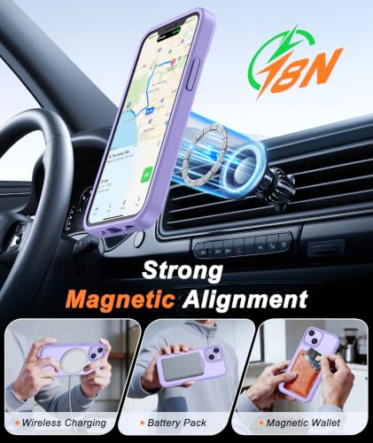 Image of FNTCASE for iPhone 13 mini /12 mini Case : Magnetic Translucent Matte Silm