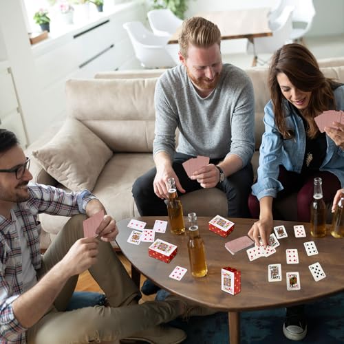 NUOGUAYI Mini Pokerkarten, 3 Decks Spielkarten, Kleine Spielkarten, Mini Kartenspiel, Zauberkarten, Miniatur Pokerkarten, für Kinder Erwachsene, Gastgeschenke, Reisespiel, Heimspiele – Bild 5