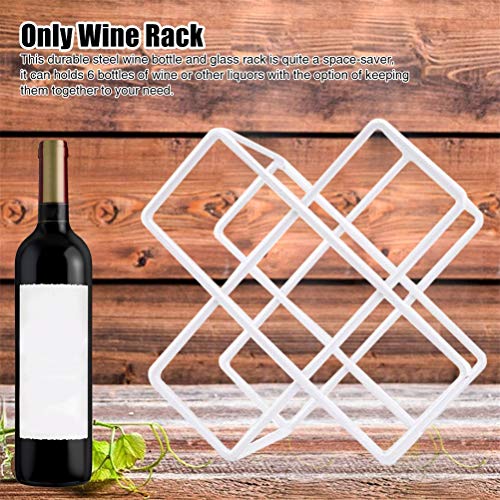 Soporte para botellas de vino de acero negro miniatura 4