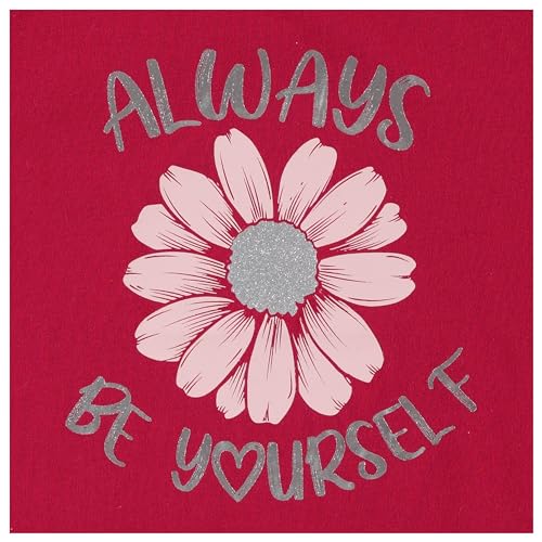 Image of BTween Girls 4 Piece Tops Fashionable Short Sleeve T-Shirt Casual Daily Shirt for Kids Assorted Colors