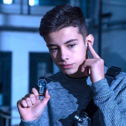 SpyX Micro Gear Set For Kids - Mobile Surveillance Using Micro Tools For Fun Spy Missions - Includes Utility Belt, Ear Light, Invisible Ink Pen, Listener, Motion Alarm, 6+ Years