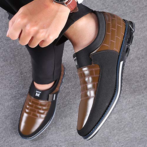 Image of COSIDRAM Mens Casual Shoes Dress Sneakers Loafers Comfort Walking Shoes | Lightweight slip-on for hassle-free wear. Cloud-like comfort, sock-friendly fit for daily & semi-formal occasions.