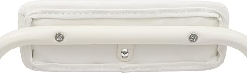 Miniatura 7 de Taburete de bar plegable con respaldo, silla plegable alta portátil, silla de bar alta plegable, asiento de mostrador acolchado de cuero para