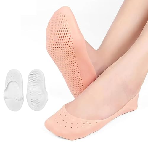 KYNEX - Meia Palmilha Silicone Hidratante Protetor Pés Calcanhar Dedos Sapato Conforto Ortopédico Al