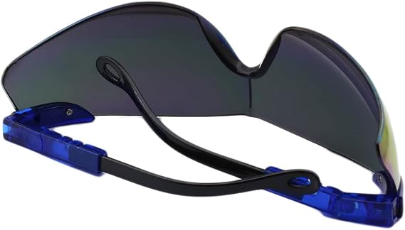 Badem10 Cycling Glasses UV Protected Adjustable Cyclist Glasses Mirrored Rainbow, Badem10