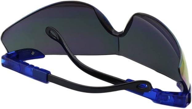 Badem10 Cycling Glasses UV Protected Adjustable Cyclist Glasses Mirrored Rainbow, Badem10