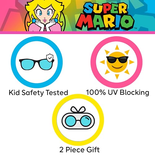 Sun-Staches Super Mario Sunglasses - Comfortable, & Durable UV-Protective Sunglasses3