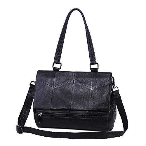 Sac à main en cuir pour femme style messenger bag casual et sauvage