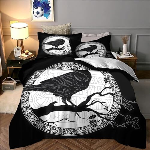 Housse couette perroquet 3D sans repassage fermeture éclair - 6