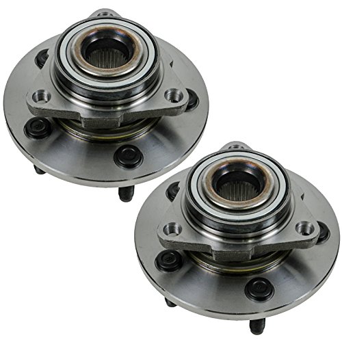 Image of TRQ Front Wheel Bearing and Hub Assembly Set 2 Piece Compatible with 02-05 Dodge Ram 1500 06-08 Regular Cab 06-08 Crew 2 Wheel ABS Models