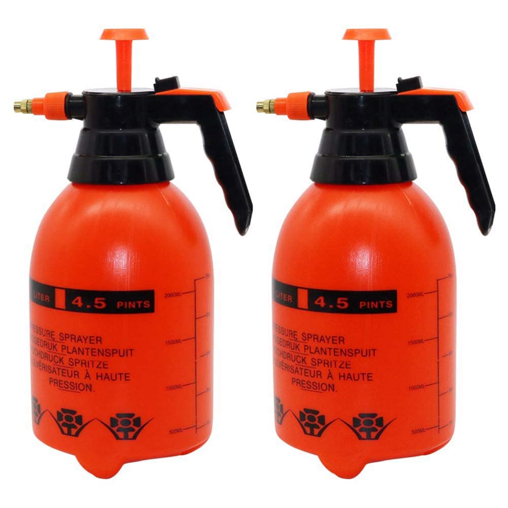 Joywayus 2PCS 66oz Giardino Pompa Spruzzatore Portatile Da Giardino E Spruzzatore Da Prato Per Spruzzatura/Irrigazione 0.5Gallon
