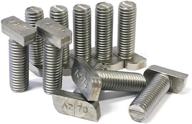 ALEEIK Hammer Head Screws Stainless Steel Pack Of 10 T Hammer Head Screws With Flange Nut Hammer - View #9
