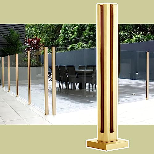 Poste de balaustre de jardín exterior compatible con paneles de madera y plástico 2