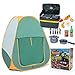 JoyKip Ensemble de Tente de Camping pour Enfants - Ensemble de Camping avec lumières et Sons Comprenant Le Gril-et-Aller pour Les Enfants de 3 Ans et Plus