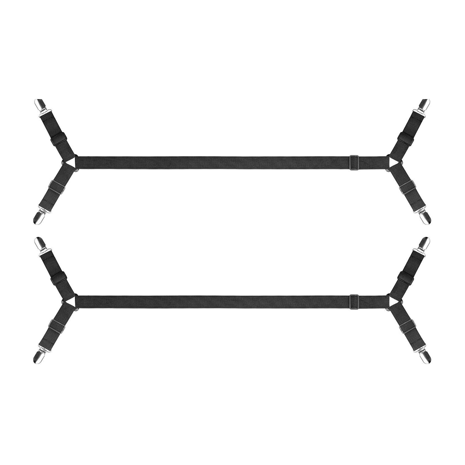 HDOYTXXM 2Pcs Quick Install Without Tool Sheet Holder Keep Bedding Tight on Mattress Adjustable Bed Sheet Tensioners for Home Use Bedding Fasteners