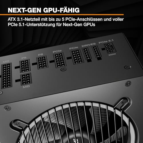 be quiet! Pure Power 13 M 850W Netzteil, ATX 3.1, Vollmodular, 80+ Gold