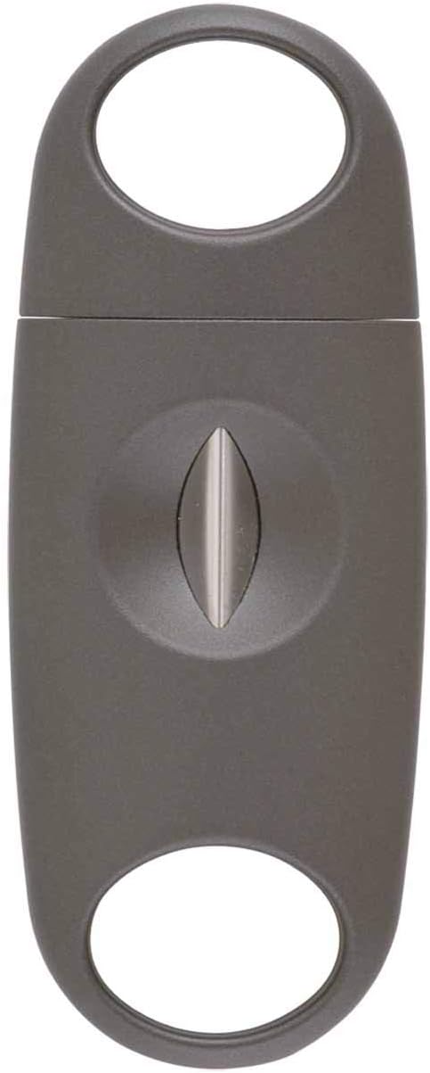 Xikar VX V-Cut V Cutter, Cigar Cutter, Up to 64 Ring Gauge, Razor-Sharp Blade Provides A Clean Cut Every Time, Concave Design for Cigar Rest, Gunmetal