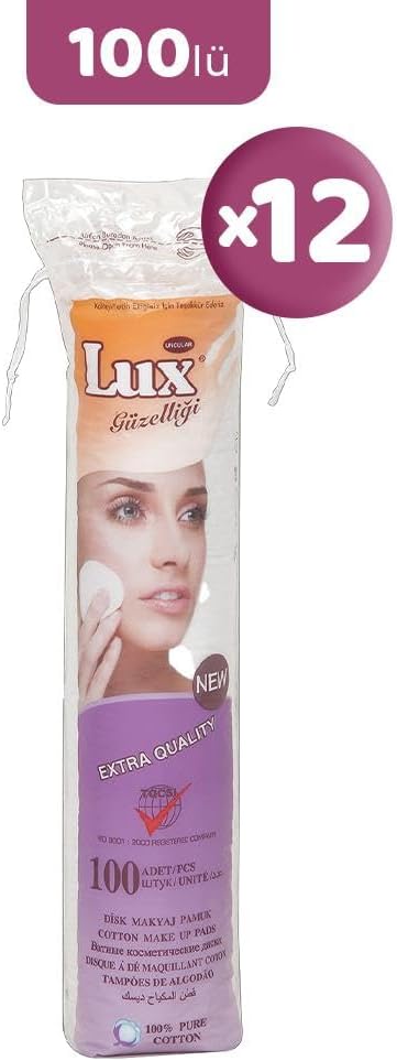 Lux Disk Makyaj Pamuğu 100'lü x 12