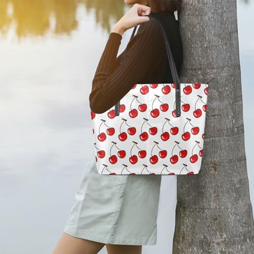Image of Top Handle Bag for Women Vegan Leather Lady Purse Shoulder Bag